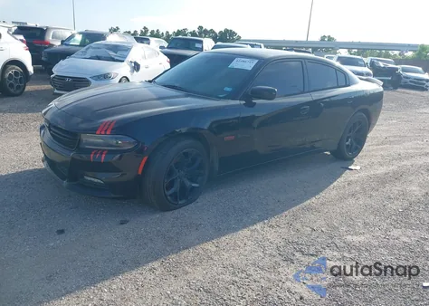 2015 Dodge Charger R/T из США, поврежденный, VIN 2C3CDXCTXFH862554